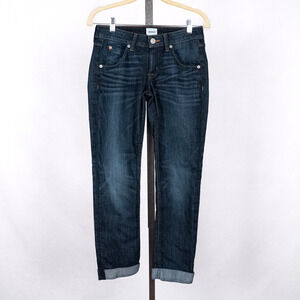 Hudson Bacara Crop Straight Cuffed Jeans Women's Size 26 Denim #NW658ZNA-MCN